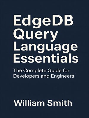 cover image of EdgeDB Query Language Essentials